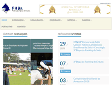 Tablet Screenshot of fhbr.com.br